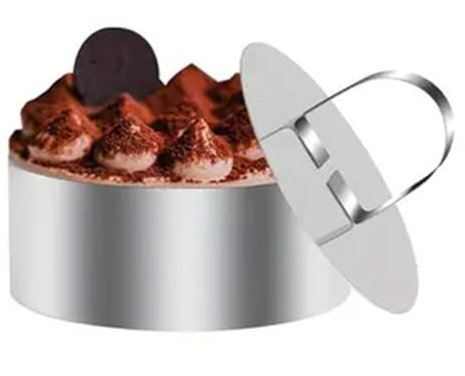 Runde Kuchenring Form, Edelstahl Mousse Mold, Runde Pastry Mold, Cake Mold For Pudding And Pie, Food-Grade Stainless Steel Cooking Rings For Making Pie, Jelly, Pudding, , Chocolate