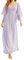 ZM102 Robe de demoiselle d'honneur à manches longues en mousseline de soie avec fente, Lilas clair, 42