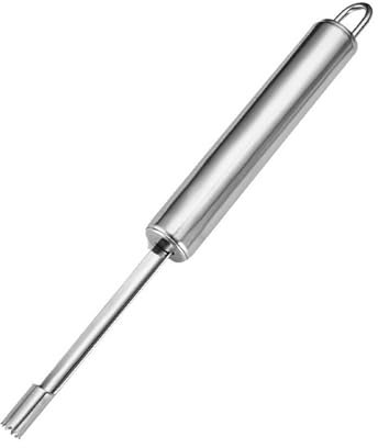Apfelentkerner Apfelausstecher mit Edelstahlklinge,praktischer Kernausstecher mit Aufhängeöse, entfernt Kerngehäuse（0.8cm）