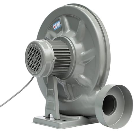 oiakus Industrieller Absaugventilator, Holzspäne-Staubabsauger, Gebläseventilator für die Holzbearbeitungs-Lasergravurwerkstatt, entfernt Dämpfe und Staub effizient