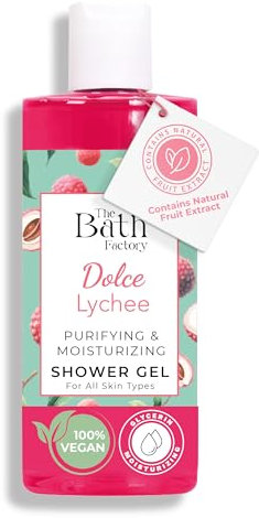 The Bath Factory, Dolce Lyche Duschgel, 400 ml