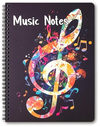 INKNOTE 160 Pages Blank Music Notebook 10.2 X 7.5in Paperback 10 Staves