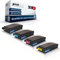 4X Print-Klex Tonerkartuschen kompatibel für Oki C 650 DN 09006130 09006127 09006128 09006129 Black Cyan Magenta Yellow BK C M Y - Office Plus Serie