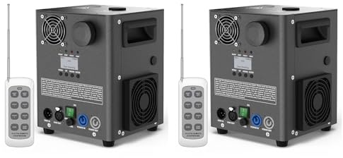 Pirotecniche Macchine, 2 DMX Cold Spark Macchina con Riscaldamento a Resistenza per Feste, Natale, DJ, Matrimoni Eventi Sportivi