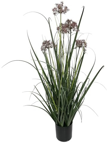 Leaf Design UK Realistic Artificial Grass Plant with Pot