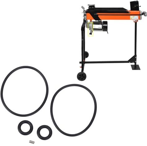 CCYLEZ Log Splitter Seal Kit, Electric Log Splitter Seal Kit Fits 4 5 6 7 8 Ton Hydraulic Electric Motor Replacement Pump Cast Housing, Rubber