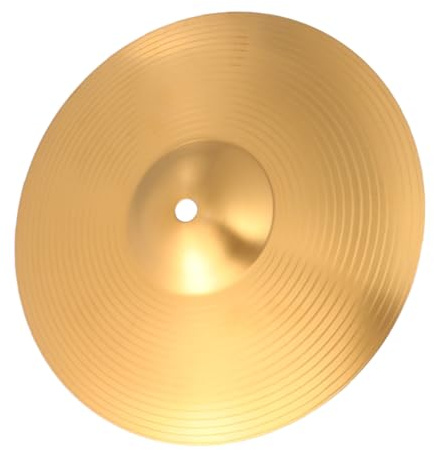 CVUTOVO Hi Hat Kupplung Metall für Jazz Drum Becken 14 Zoll Robustes Hi Hat Zubehör mit Geräuschdämpfung für Schlagzeugersatz