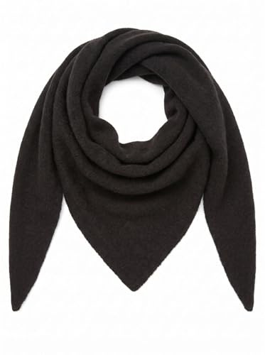 styleBREAKER Damen Strick Dreieckstuch Viskose Wolle | Großzügige 190x80 cm Maße, kratzfreier Feinstrick, wärmend. Als Stola oder Halstuch drapierbar. Handwäsche empfohlen.
