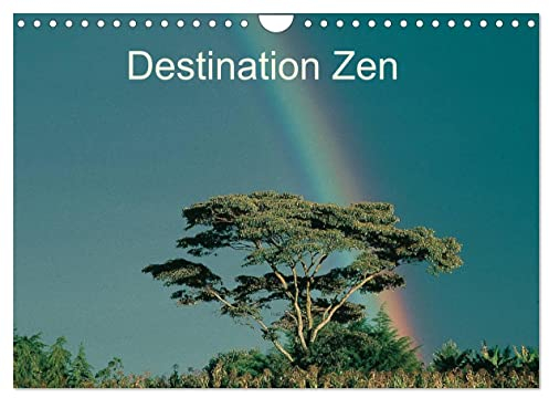 Destination Zen (Calendrier mural 2023 DIN A4 horizontal): Zen Attitude qui ouvre les portes de la plénitude (Calendrier mensuel, 14 Pages )