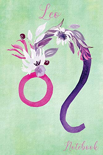 Leo Notebook: The Lion - July 23-August 22 - Lined 6 x 9-inch size with 120 pages