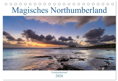 Magisches Northumberland (Tischkalender 2026 DIN A5 quer), CALVENDO Monatskalender: Eine fotografische Reise im besonderen Licht durch Northumberland (CALVENDO Orte)