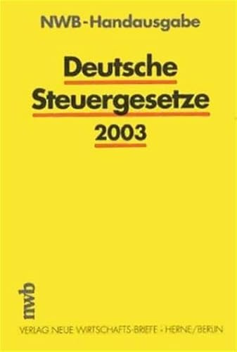 Deutsche Steuergesetze 2003