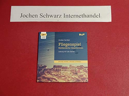 Fliegenspiel. Sizilianische Geschichten: Lesung mit Udo Samel (1 mp3-CD)
