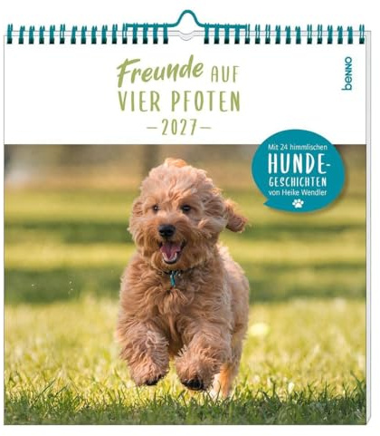 Freunde auf vier Pfoten 2027: Mit 24 himmlischen Hundegeschichten