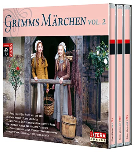 Grimms Märchen Box 2: Frau Holle, Das tapfere Schneiderlein, Der gestiefelte Kater, Schneeweißchen und Rosenrot, Brüderchen und Schwesterchen, Sterntaler u.a.