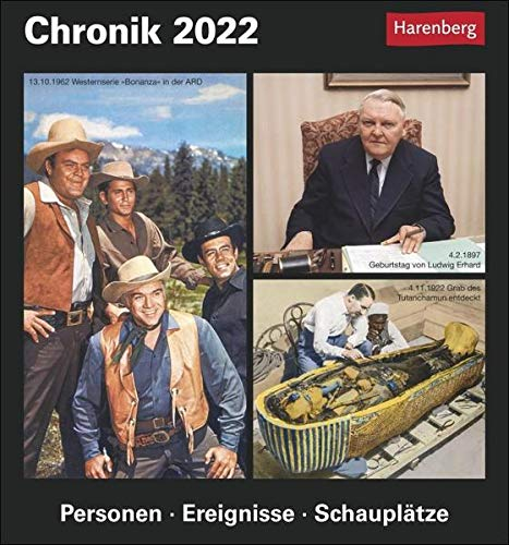 Chronik Kalender 2022: Personen, Ereignisse, Schauplätze