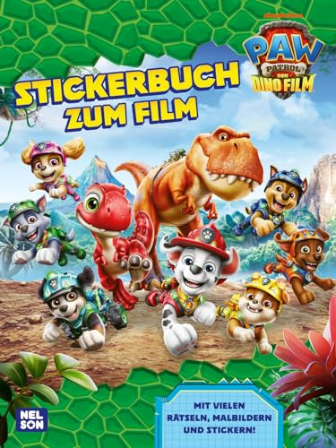 PAW Patrol Mitmachbuch: PAW Patrol - Der Dinofilm: Stickerbuch zum Film: Rätsel und bunte Sticker ab 4 Jahren mit Dinos und PAW Patrol zum neuen Kinofilm