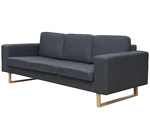 vidaXL Sofa 3 Sitzer Polstersofa Stoffsofa Loungesofa Couch Wohnzimmer Möbel