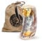 Norse Tradesman Original XL Viking Drinking Horn Mug - 100% Authentic Beer Horn Tankard with Natural Surface & Burlap Gift Sack | The Original, Unpolished, Approx. 900 MLS