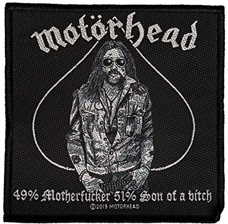 Motörhead Lemmy Motherfucker Aufnäher Patch Gewebt & Lizenziert !!