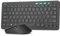 Wireless Keyboard and Mouse Set, Keyboard and Mouse with Ultra-slim Size UK Layout Compatible with PC, Laptop, Computer, Windows for Office Home Work