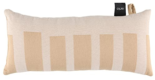 rento | 1 Saunakissen Sauna Zubehör | Design: Laituri | Maße: 50 x 22 cm, Leinen/Polyester (Beige-Natur)