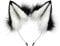 PPFINE Serre-tête fait à la main en fausse fourrure avec oreilles de loup pour Halloween, Noël, cosplay, fête