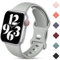 Charlam Compatible con Correa Apple Watch 42mm 44mm 45mm 49mm para Mujeres Hombres, Deportivas de Silicona Correas Compatible con iWatch SE Series 8 7 6 5 4 3 2 1, 42mm/44mm/45mm/49mm, Gris