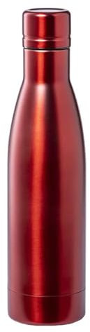 Botella térmica agua acero inoxidable personalizada láser | Sin BPA | Mantiene 24H Frio / 12H Calor | Isotérmica y Hermética - Doble Pared al Vacío a Prueba de Fugas (500ml, Rojo)