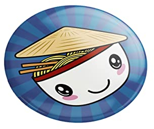 Elbenwald Bouto avec Motif Ramen Kawaii pour Les Ventilateurs d'anime Ø 5,5 cm