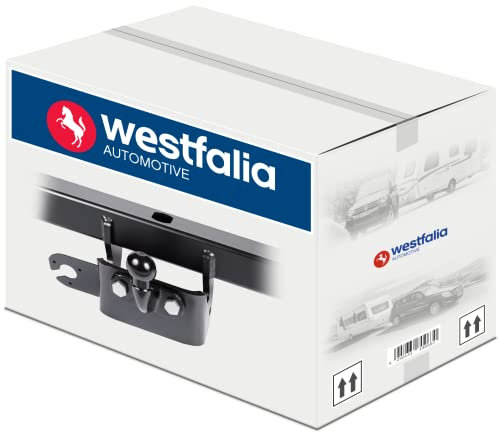 WESTFALIA Nuovo gancio di traino fisso compatibile con Fiat Qubo dal 02.2008 con universale kit elettrico 13-poli