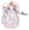 12 Christmas Artificial Tree Topper Tall with Feather Wings Fairy Angel Freestanding Indoor Decoration Home Festive Party Xmas Decor Ornament Holiday Supplies Gift Joy 30cm (White & Silver 83960)