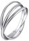 Supcare Eheringe Silber Damen Ringe 925 Silber Ringe 3er verflochten Ringe Trinity Ring Dreier Drehbarer Ring Wickelring Silber 925 Ring Anxiety Relief Fidget Ring Vorsteckring Schmuck für Ehefrau
