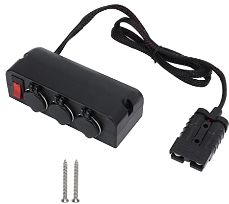 Netzteil Batterieadapter Autoladegerät Adapter 50a 600V für Anderson-Anschluss 3-Stufen-Batterie-Netzteiladapter Geeignet für Auto Boot RV