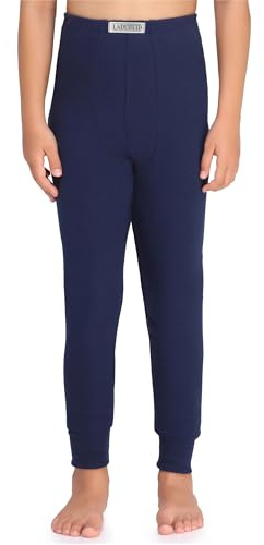 Ladeheid Jungen Lange Unterhose LA40-248 (Dunkelblau, 140)