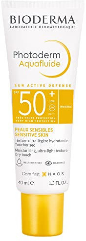 Aquafluide Texture ultra-légère hydratante SPF50+ 40ml Photoderm Peaux sensibles Bioderma