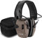 ZOHAN 054 Electrónica Cascos Antiruido, Tiro y Caza Proteccion Auditiva, Auricular Táctico de Amplificación de Sonido,Ideal para el Deporte al Aire Libre Airsoft (Marrón Con Estuche)