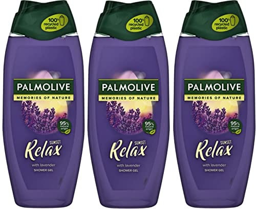 Palmolive Memories of Nature Shower Gel Set 3 x 250 ml Bottles Sunset Relax from Kingdom Supplies with exclusive Beauty Tips