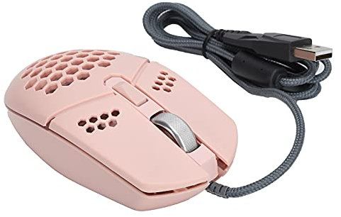 ASHATA RGB Backlit Gaming Mouse,Wired Gaming Mouse,4‑Speed DPI Adjustable,Wired Laptop External Device with Cooling Fan,for Laptop PC Gamer Computer,for Windows XP/Vista/7/8/10