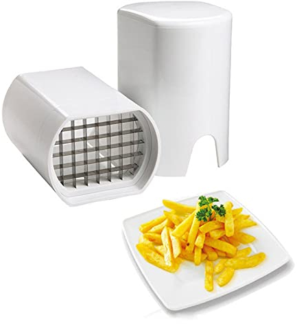 Cortador De Patatas Fritas, Cortador Rápido De Verduras, 5,3 X 3,7 X 3 Pulgadas, Herramienta Manual Para Patatas, Picadora De Alimentos, Cortadora De Manzanas, Cortador De Verduras Para Patatas, Zanah