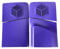JOYSOG PS5 Slim Cover Plates, Anti-Scratch Dustproof Protective Shell for PS5 Slim UHD Console Skin Cover Faceplate Replacement Accessories (Purple)
