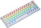 GAREGEAR K68 60% Wired RGB Gaming Keyboard - White Keycaps, Red Switch Linear Typing (Customizable Lighting, 68 Keys, Compact, Mechanical)