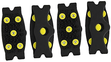 Sosoport Flexible Überschuhe Mit Spikes Für Wanderschuhe Greifer Zum Klettern Auf Schneefeldern Einfache Anwendung Für Outdoor-aktivitäten