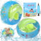 Amycute Schwimmflügel, Schwimmflügel Kinder 1-6 Jahre, Schwimmflügel Baby 0-12 Monate, Schwimmhilfe Kinder 1-6 Jahre, zum Schwimmen lerne (Blau, S(6CM,1-6Jahre,6-16KG))