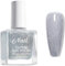 Glitter Nail Polish - Silver Nail Varnish Quick Dry - Sparkly Shimmer Nail Varnish - Long Lasting Breathable Nail Polish Nail Art Starter Manicure Salon DIY at Home