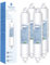 Inline Water Filter Compatible with Samsung* DA29-10105J, Samsung* Fridge Freezer DA99-02131B,HAFEX/EXP, DA99-02131B,WSF-100, EF9603, Haler LG,Daewoo GE, Bosch, Beko Inline Refrigerator,4 Pack