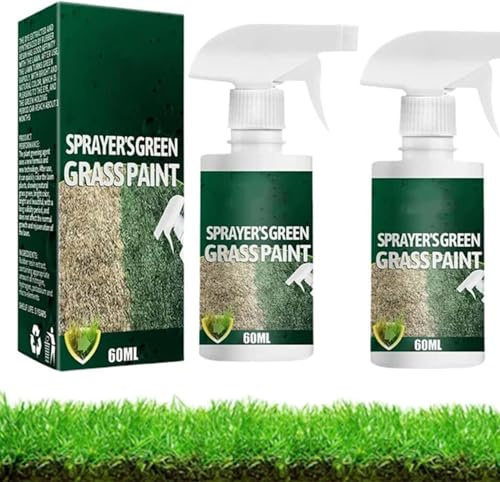 Rasenspray, grün, natürlich, 60 ml, umweltfreundliche Sprühfarbe für Rasen und Haustiere