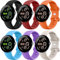Eiavike Bracelets en silicone souple pour Google Pixel Watch 3 45 mm, bracelet de rechange pour montre active de sport (45 mm), pour homme et femme (04-multicolore)