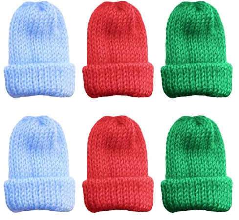 Taasmoog Set of 6 egg cosy, knitted hat, egg warmer, egg warmer, funny breakfast table, decoration, brunch, gift, egg warmer