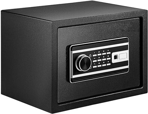XFZJCHAP Fingerprint Locks, Safety Box, Cubic Feet, Digital Electronic Hidden Wardrobe For Store Money